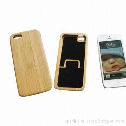Bamboo case for iPhone, natural material